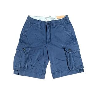 NWT American Eagle Outfitters Men's Navy Cargo Shorts 28" Waist